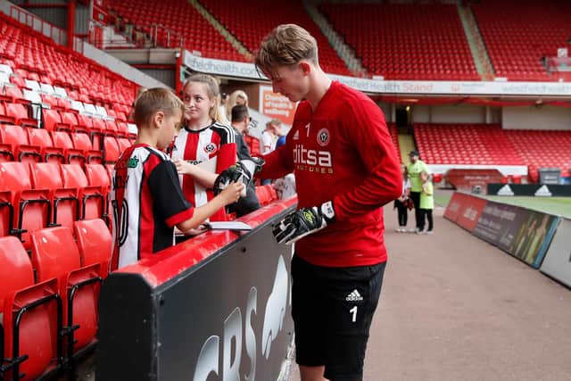 Henderson was a big hit with United's fans: Simon Bellis/Sportimage