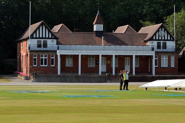 Watering the cricket field at Queen's Park was thirsty work for park teams.