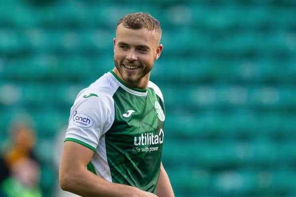 Hibs' Ryan Porteous is being linked with Sheffield Wednesday. (Photo by Ewan Bootman / SNS Group)