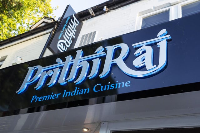 Prithiraj, on Ecclesall Road, is a finalist in the Restaurant of the Year category - Yorkshire and the Humber