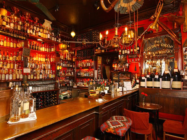 This eclectic gantry is well known with drinkers in the capital. Picture: TSPL
