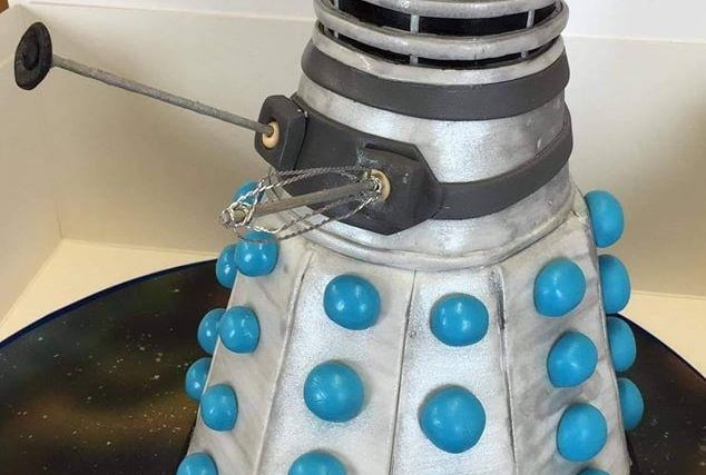 Doctor Who fans won't be able to wait to exterminate this dalek cake.