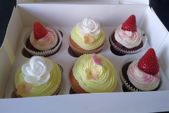 Julie Hayes has been baking these lovely cupcakes for her family.