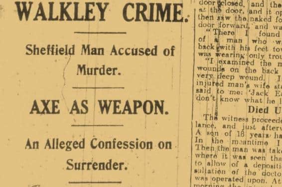 A newspaper report from the time