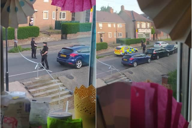 Police in Heeley - Credit: Polly Perkins