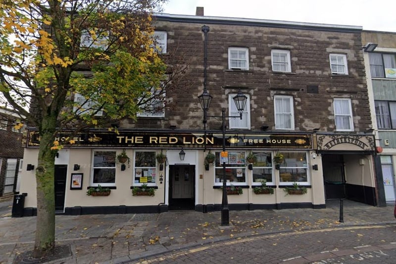 The top rated Wetherspoons' pub in South Yorkshire is The Red Lion Hotel, on Market Place, Doncaster. It has a 4.3 star rating according to 2,835 reviews on Google.