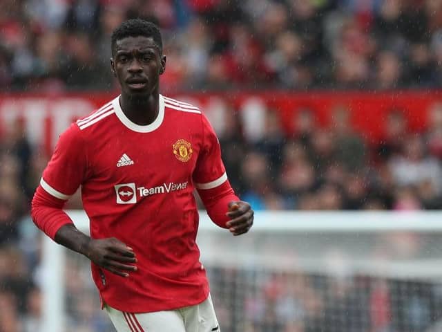 Axel Tuanzebe in action for Manchester United earlier in his career - pic: Matthew Peters/Manchester United via Getty Images