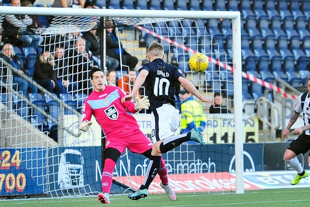 Falkirk's Craig Sibbald scores the opener

Pic by Alan Murray