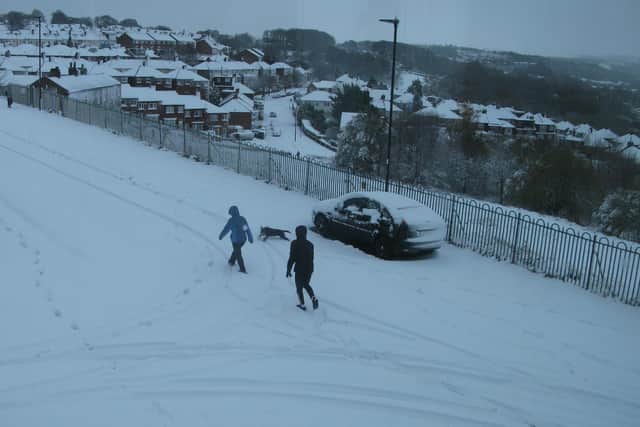 Sheffield was covered in thick snow at the weekend (Photo: John Hesketh)
