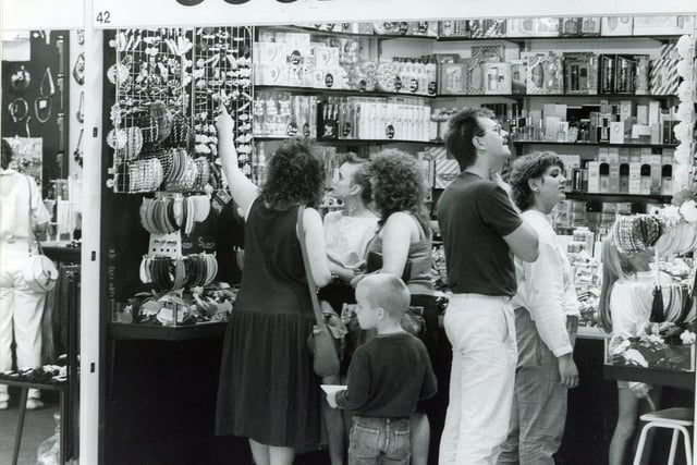 The newly opened indoor market at Crystal Peaks, Mosborough - August 10, 1988