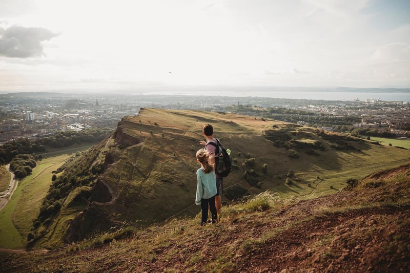 A walk up Arthur's Seat resulted in this view of Edinburgh from Dorota Markowska.