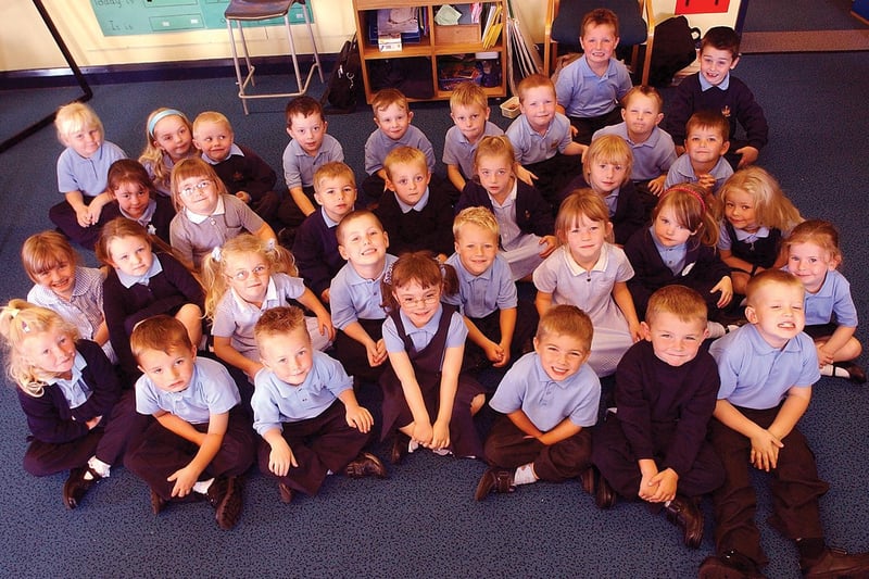 The start of their school journey for these pupils at Kingsley Primary School in 2006.