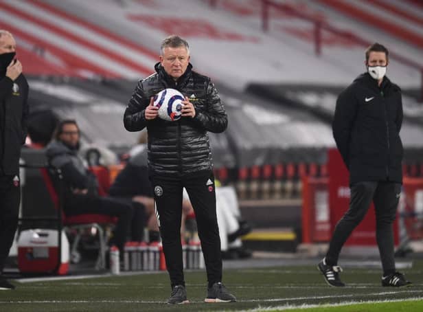 Chris Wilder, Manager of Sheffield United. (Photo by Oli Scarff - Pool/Getty Images)