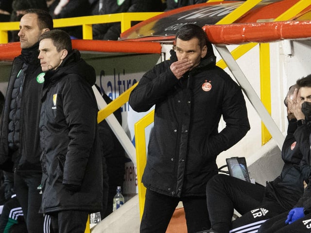 Aberdeen boss Stephen Glass claimed it was only his bench that were told not to speak to referee Willie Collum after the defeat to Celtic. The Dons boss felt aggrieved with the winning goal from Jota. Glass said: “He didn’t tell two managers he told one - maybe he has realised he has made a mistake.” (Various)