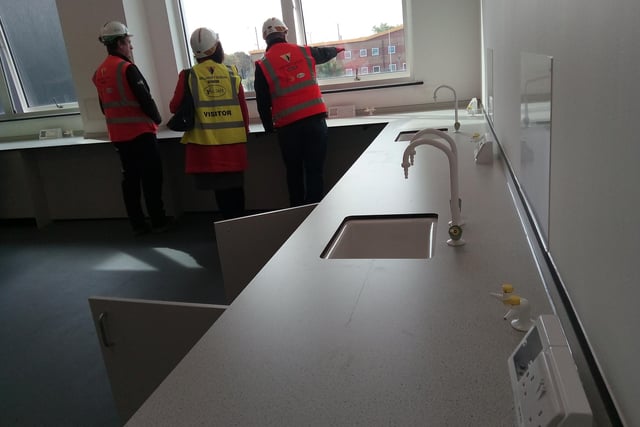 A science lab at the new Doncaster UTC