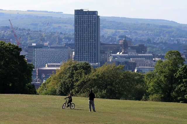 On Sunday May 10, Prime Minister Boris Johnson announced some of the lockdown measures were being eased. One of those changing was the rules around outdoor exercise which was then increased from once a day to unlimited. 
This picture shows people enjoy the sunshine in Norton Park in Sheffield on May 14.