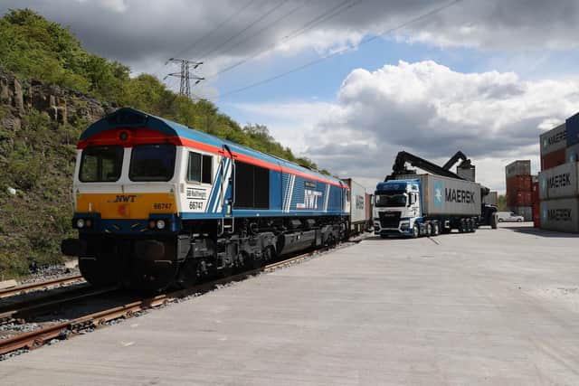 A disused rail marshalling at Tinsley has been redeveloped by Sheffield logistics firm Newell and Wright Transport into a cargo terminal.