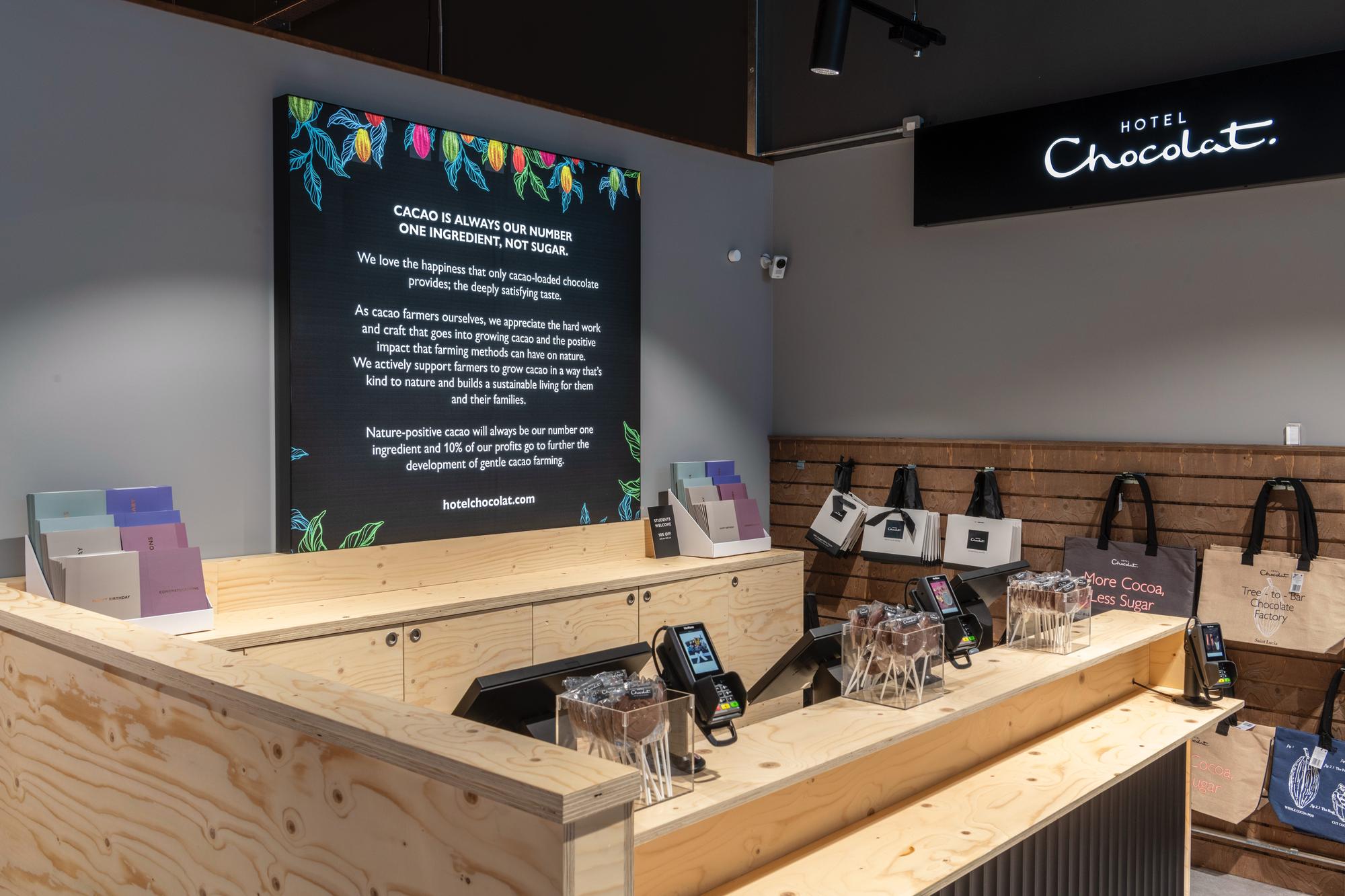 Hotel Chocolat is one of the most popular chocolatiers in the UK. While it sells a range of chocolate gifts, it also serves up luxurious hot chocolate, which have been praised by customers. Its Leeds store is located within The Springs Retail Park. 