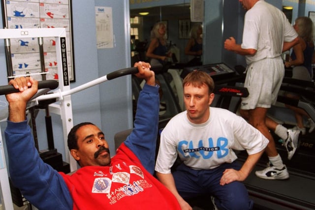 Doncaster Moathouse Club motivation where Daley Thompson was seen with Paul Danby back in 1996