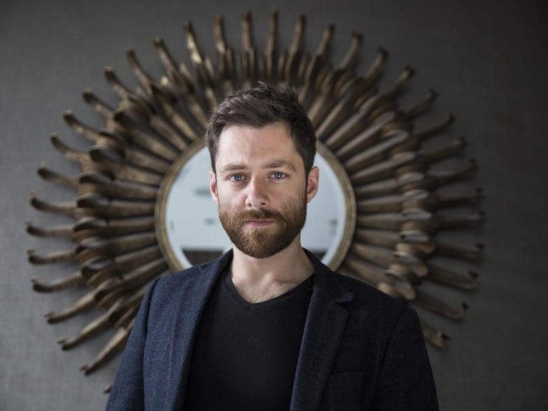 Actor Richard Rankin filmed the Rebus reboot television series on Great Western Road, including in Kitty O’Shea’s bar.