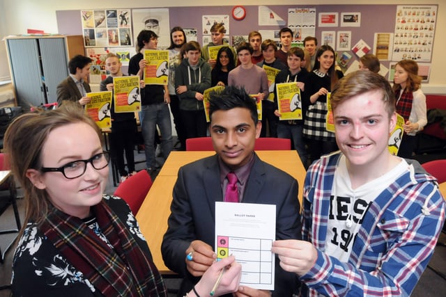 Hartlepool Sixth Form College was promoting young people to vote in this scene from 2015. Remember it?