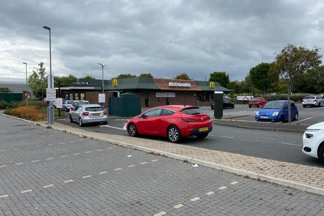 Queues at Ryhope's McDonald's drive-thru as the fast food chain reopened its branches on June 4.