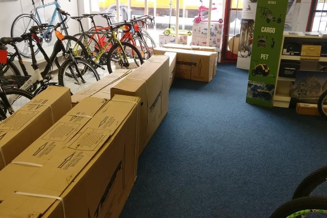 This dedicated bike shop in Rossington is up for sale for a price of £49,950.