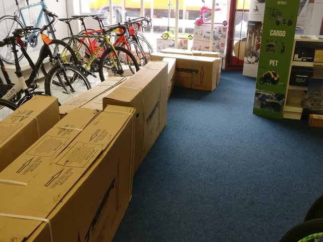 This dedicated bike shop in Rossington is up for sale for a price of £49,950.