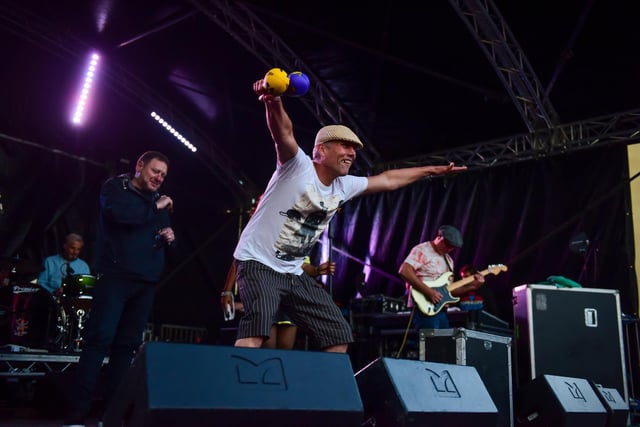 For one night only the usually sleepy Sunniside Gardens turned into Manchester’s legendary Hacienda nightclub when The Happy Mondays headlined the second night of Sunniside Live 2017, with Bez and Co shaking their maracas to some of the band’s greatest hits, including the iconic Step On.