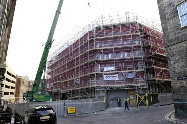 A building site in Sheffield at The Star's former offices