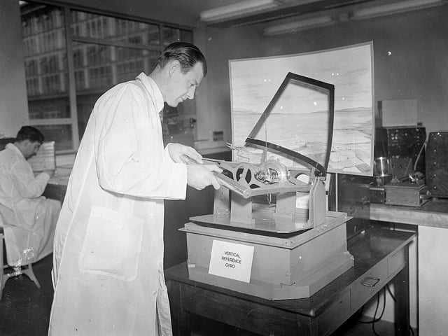 Electrical engineering firm Ferranti's new Electronic Laboratory in Edinburgh.