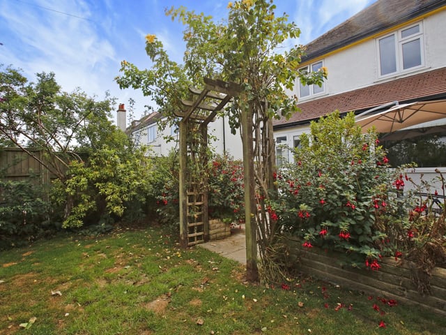 The property enjoys mature gardens to both the front and rear
