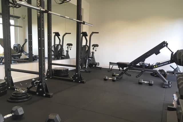 The gym is furnished with first class equipment providing the ultimate workout space.
