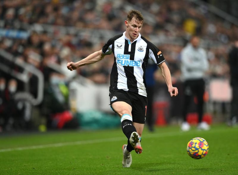 Was a real weakness for Newcastle in the first-half as the Saints enjoyed a flurry of attacks down the right. But as the game progressed, Krafth got better - and wiser. Game-saving interception in the 88th minute. 