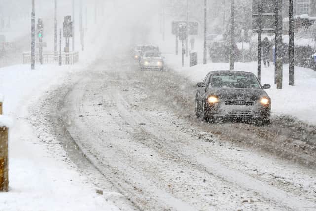 Snow in Sheffield