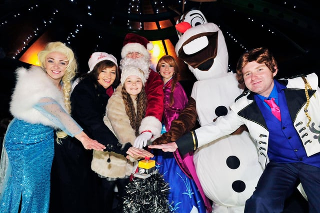 There have been some familiar faces at Grangemouth Christmas light switch on ceremonies over the years, including these friends from Frozen