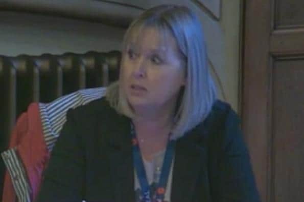 Councillor Karen McGowan voiced her concerns about the number of childcare places available in the city at Sheffield City Council's education, children and families policy committee. Picture: Sheffield Council webcast