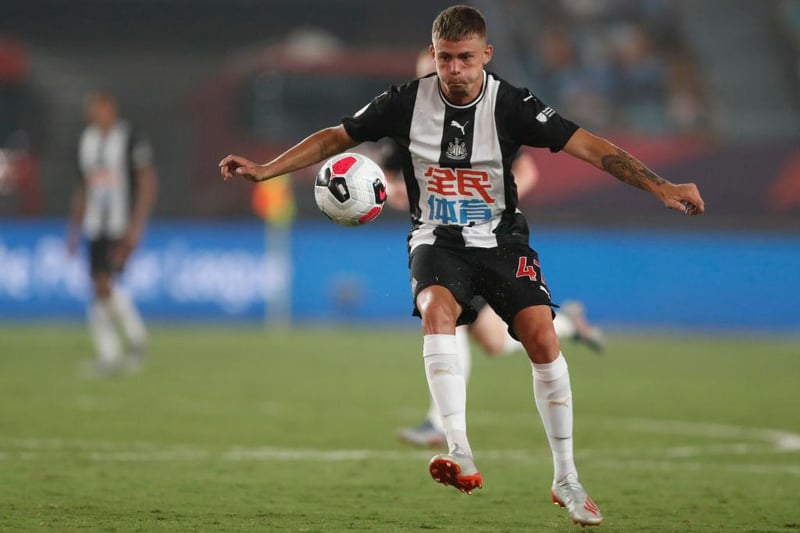 Despite being one of the brightest academy prospects, Sorensen struggled when he went out on-loan from Newcastle and was released earlier this summer. The striker headed back to his native Denmark and has scored five goals in ten games for his newest club who play their football in the Danish second-division. (Photo by Fred Lee/Getty Images for Premier League)