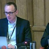 Sheffield Council's director of finance Ryan Keyworth (left) says some expensive home care packages will have to be reviewed due to budget cuts