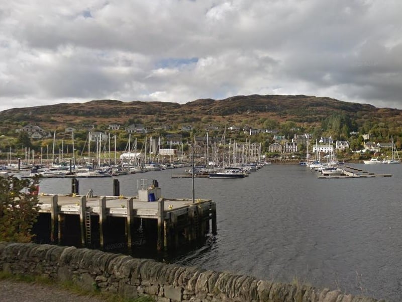 Tarbert, Argyle, scored 40 out of 70 possible points.