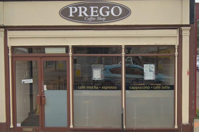 Prego Coffee Shop.
