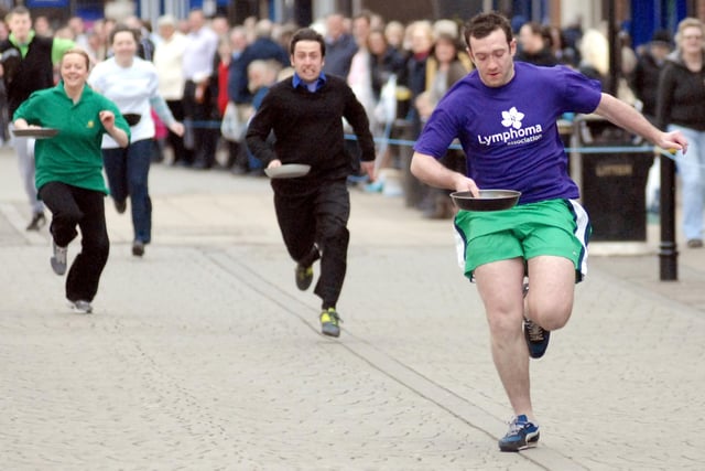 The 20112 pancake race looked like wonderful fun. Were you there to watch it?