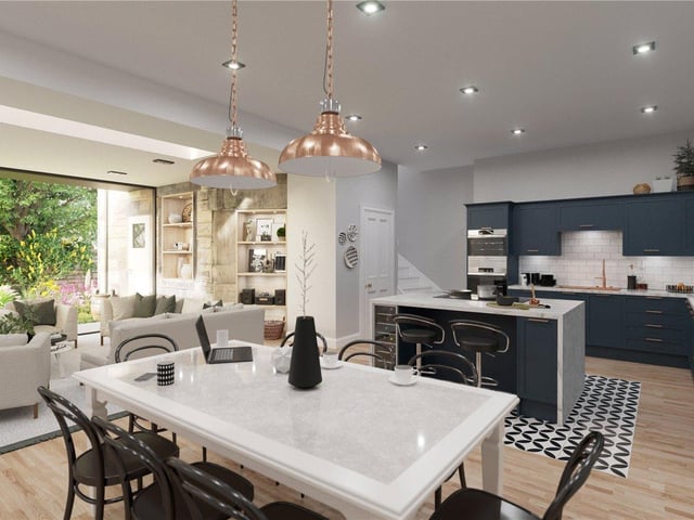 Traditional, redesigned five-bedroom semi-detached house with unique ultra-modern interior design and period features - Offers over £1,100,000.
