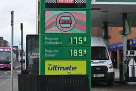 File photo by John Devlin. The average cost of a litre of petrol at UK forecourts on Tuesday, May 17, was 167.6p