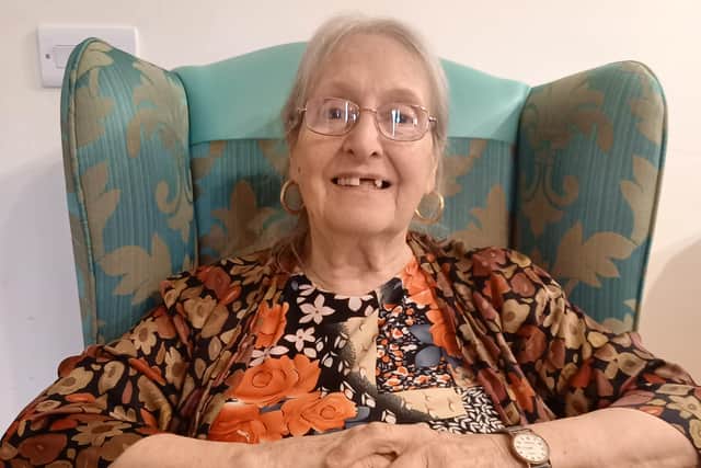 Norma Cutts, who lives at Wood Hill Grange