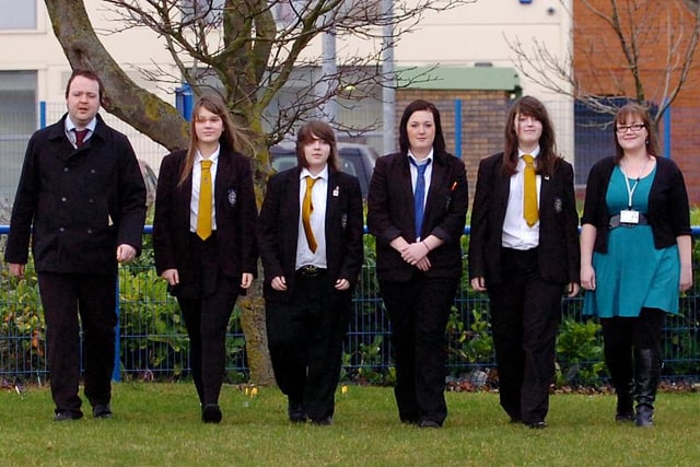 Students from St Hild's School on King Oswy Drive put on their walking shoes to raise funds for Alice House Hospice and the mental health charity Hartlepool MIND. Were you one of the fundraisers in 2012?