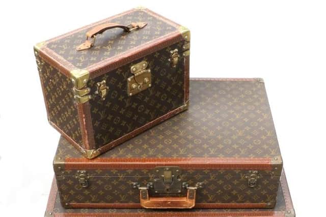 Section of three Louis Vuitton 80 Monogrammed Canvas Suitcases – estimates starting at £700-1,000