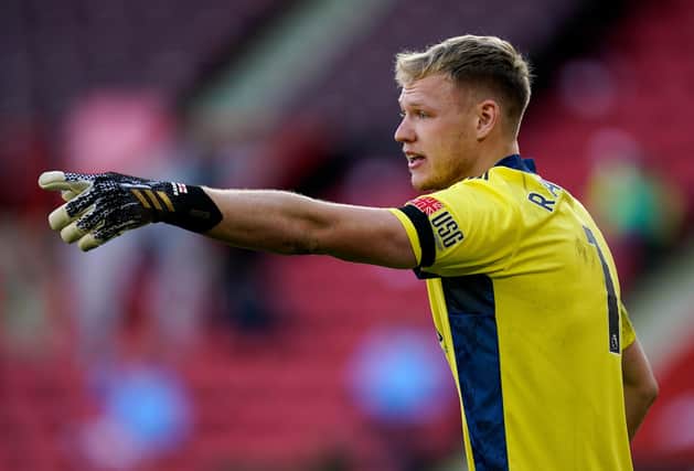 Sheffield United goalkeeper Aaron Ramsdale. Photo: Tim Keeton - Pool/Getty Images.