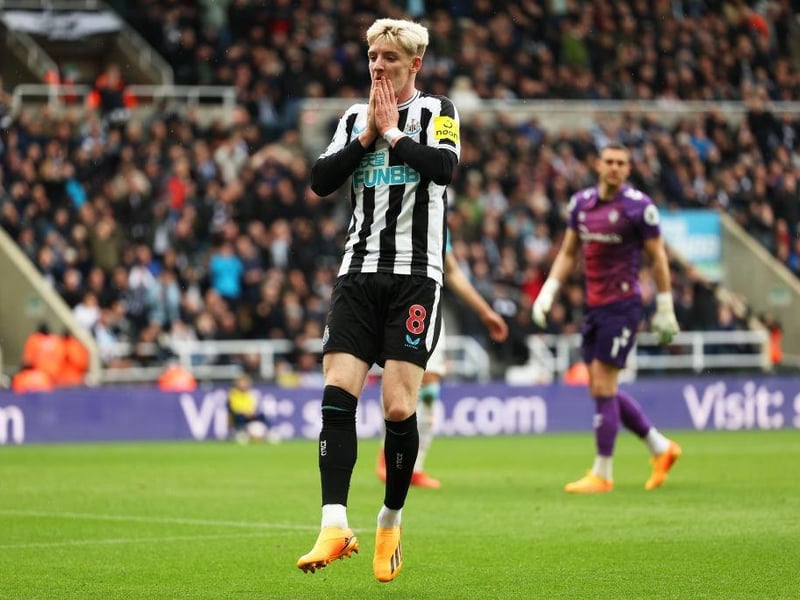 On for Wilson 78: Helped Newcastle get on the front foot late on but the damage was already done. 
