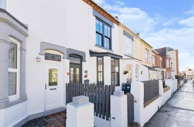 This two bedroom terraced house in Avenue Road, Gosport, is on sale for £220,000. It is listed by Fox and Sons.